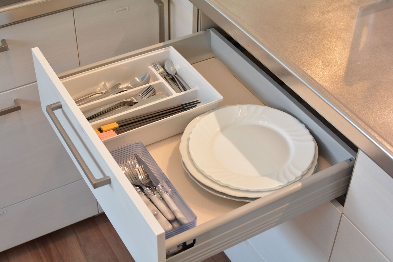 カトラリーの様子。(2022-03-10,共用部,KITCHEN,2F)