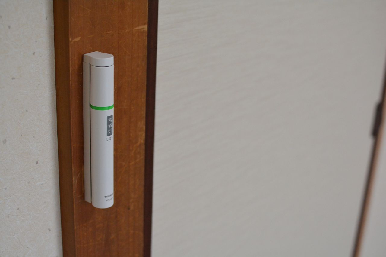 全室非常灯が用意されています。（101号室）(2018-04-10,専有部,ROOM,1F)