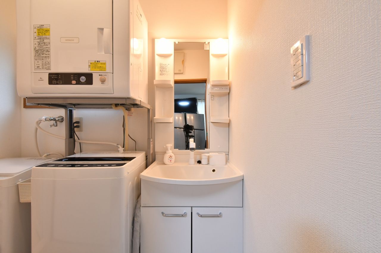 洗面台の様子。(2021-07-07,共用部,WASHSTAND,1F)