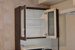 食器棚の様子。食器はこれから設置される予定です。(2020-01-23,共用部,KITCHEN,2F)