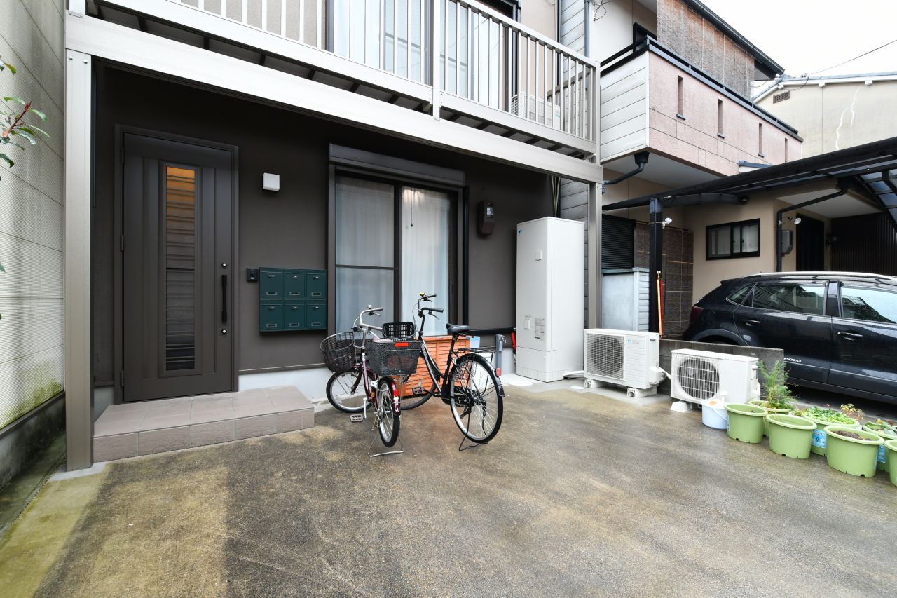 自転車置き場の様子。(2020-01-23,共用部,GARAGE,1F)