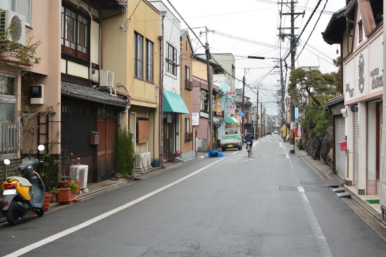 鞍馬口通の様子。(2020-01-23,共用部,ENVIRONMENT,1F)