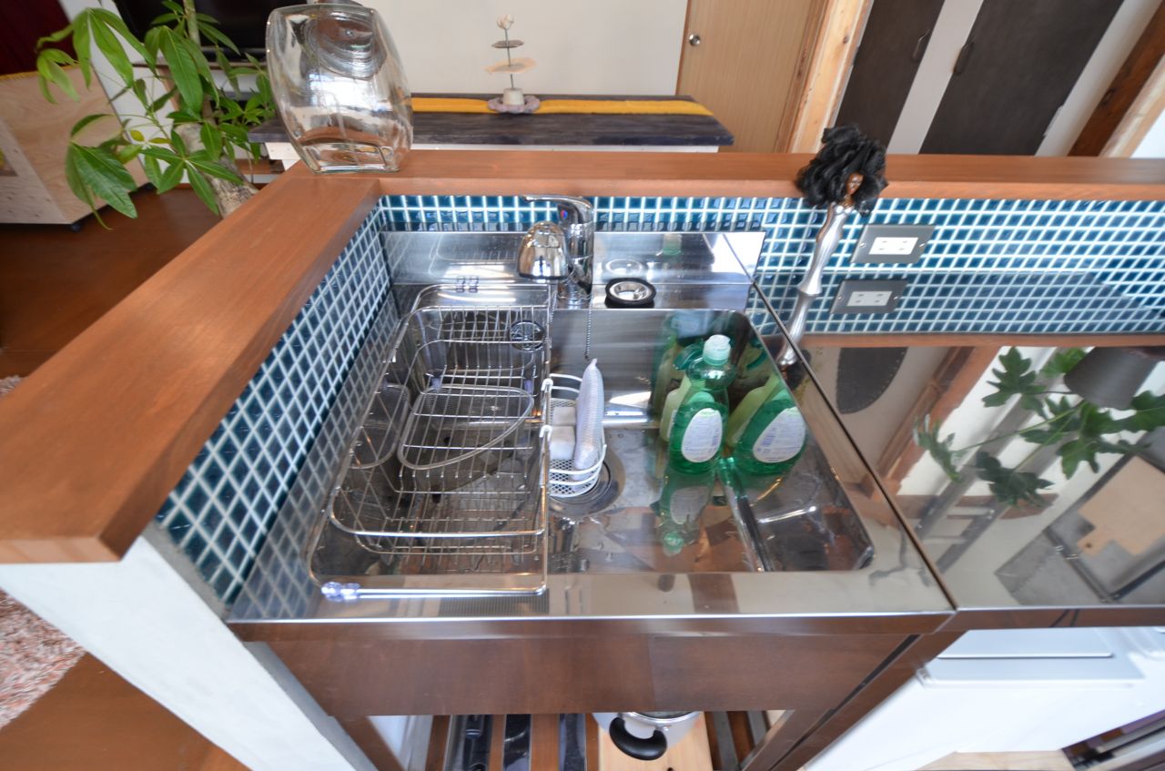 シンクの様子。(2016-02-16,共用部,KITCHEN,2F)