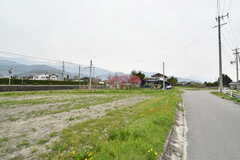 JR大糸線・安曇沓掛駅前の様子。(2022-04-24,共用部,ENVIRONMENT,1F)
