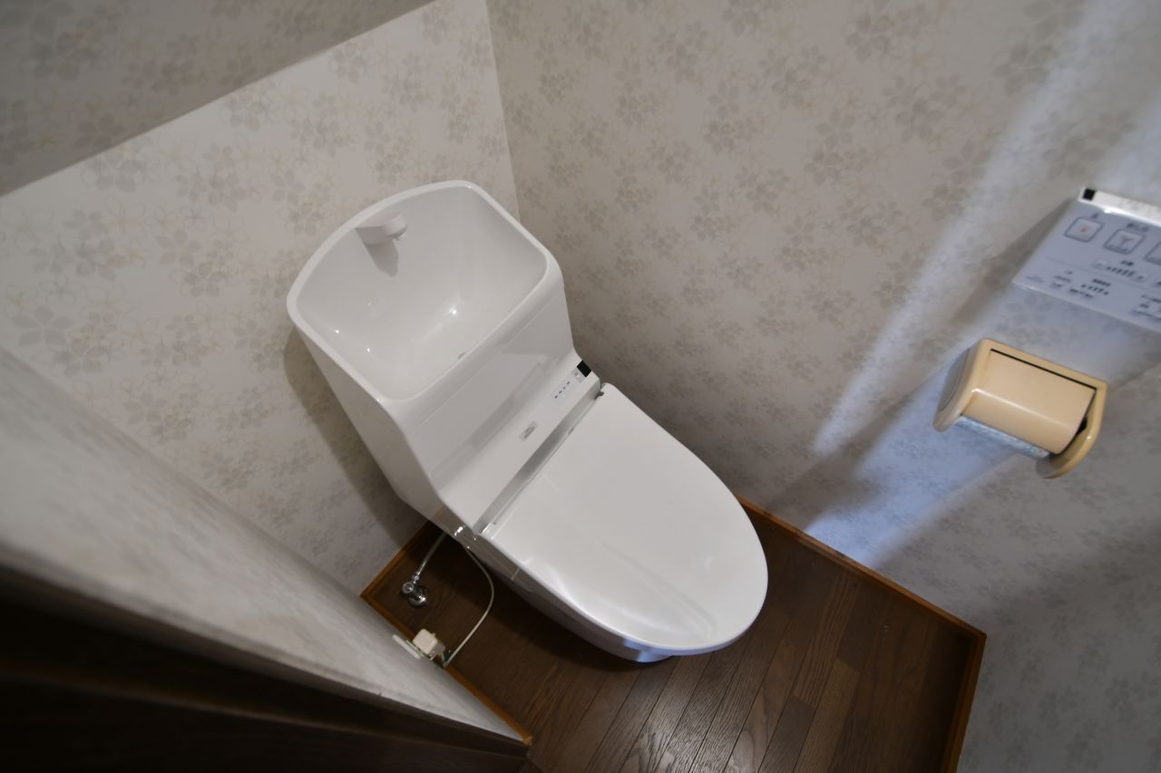 ウォシュレット付きトイレの様子。(2019-01-20,共用部,TOILET,1F)