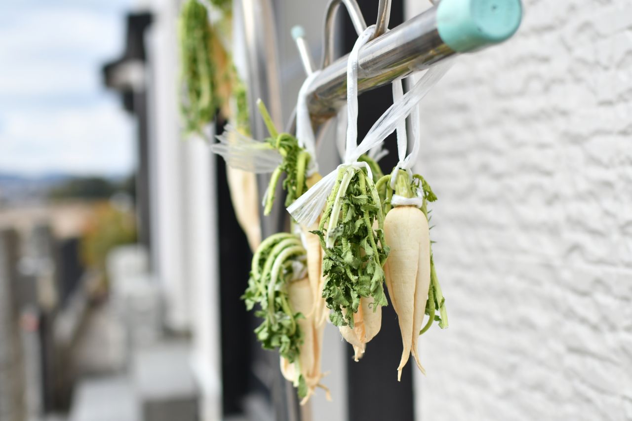 大根が干してあります。(2019-01-20,共用部,ENVIRONMENT,1F)