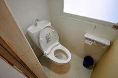 暖房便座付きトイレの様子。(2012-01-15,共用部,TOILET,1F)