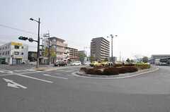 各線・中庄駅前のロータリー。(2011-04-03,共用部,ENVIRONMENT,1F)