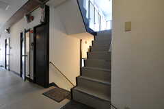 階段の様子。(2013-01-25,共用部,OTHER,3F)
