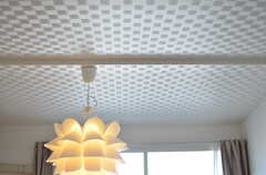 天井にも模様が入っています。（314号室）(2013-01-25,専有部,ROOM,3F)