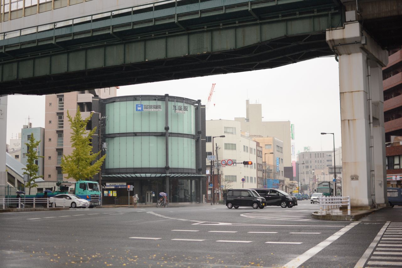 阪神線・九条駅の様子。(2017-11-14,共用部,ENVIRONMENT,1F)