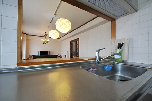 シンク脇の作業スペース。(2011-05-29,共用部,KITCHEN,7F)
