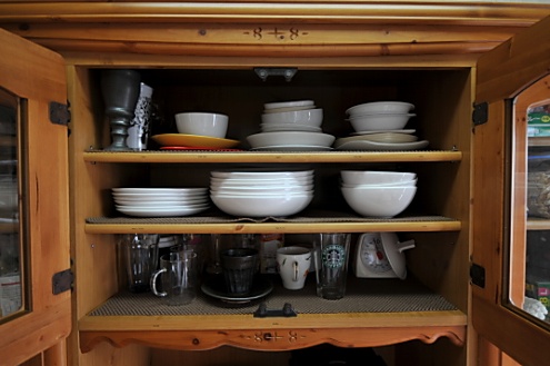 食器棚の様子2。(2011-05-29,共用部,KITCHEN,7F)