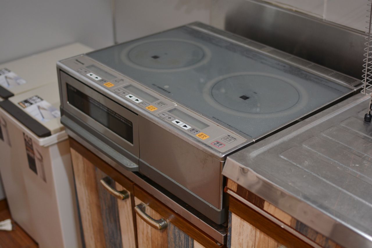 IHヒーターは2口です。(2019-01-17,共用部,KITCHEN,1F)