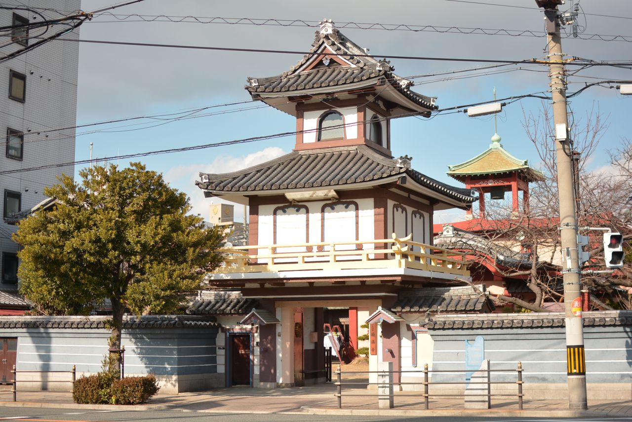 近くにはお寺があります。(2019-01-17,共用部,ENVIRONMENT,1F)