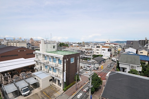 廊下からの景色。(2011-08-08,共用部,OTHER,5F)