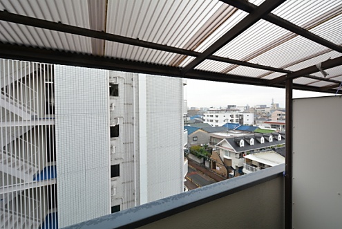 ベランダの様子。（517号室）(2015-11-17,専有部,ROOM,5F)