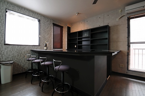 バーカウンターの様子。(2013-04-30,共用部,LIVINGROOM,3F)