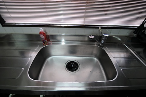 シンクの様子。(2013-04-30,共用部,KITCHEN,3F)