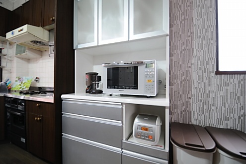 キッチン家電の様子。(2013-04-30,共用部,KITCHEN,3F)