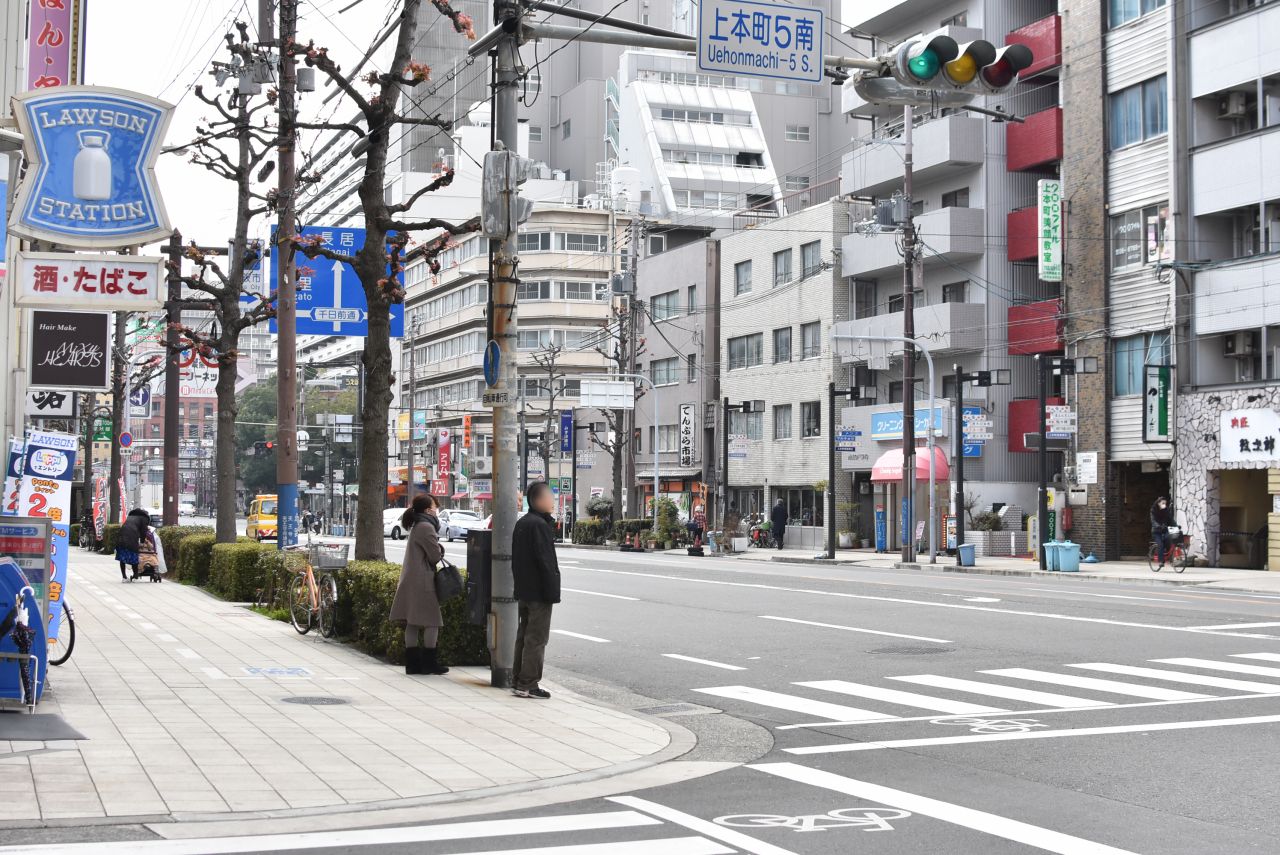 各線・大阪上本町駅周辺の様子。(2017-02-06,共用部,ENVIRONMENT,1F)