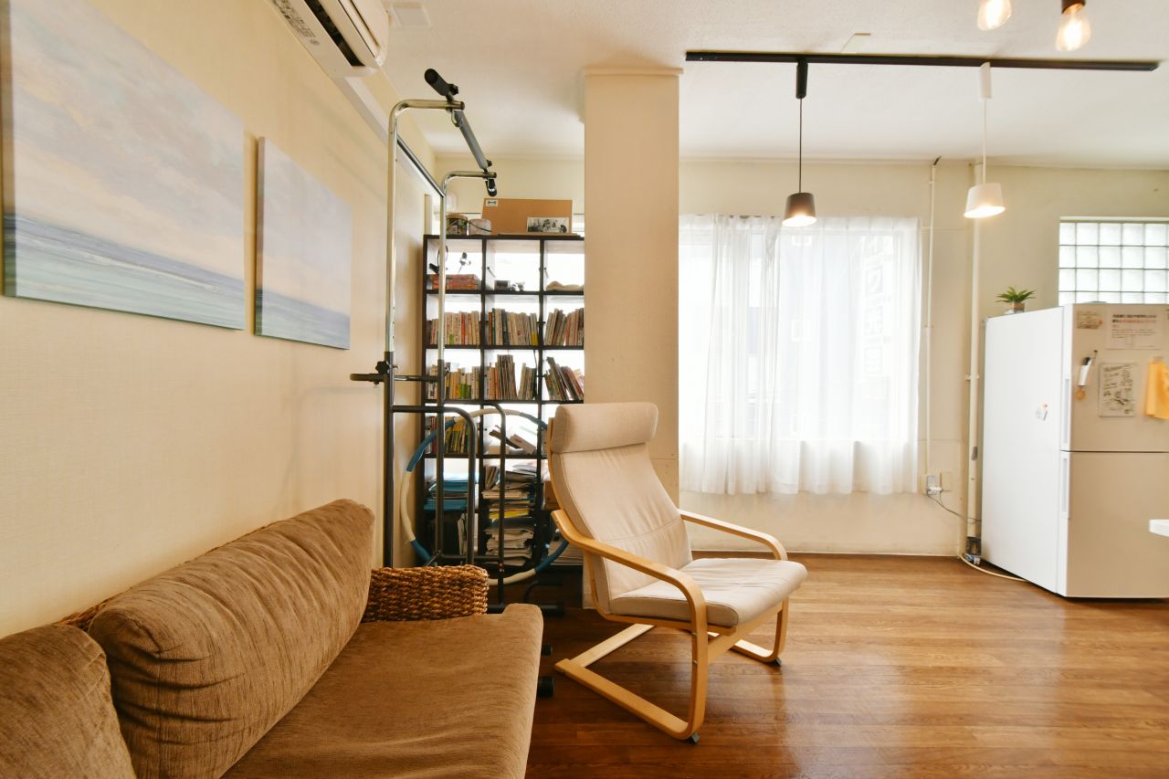 ソファ周辺の様子。(2020-06-27,共用部,LIVINGROOM,3F)