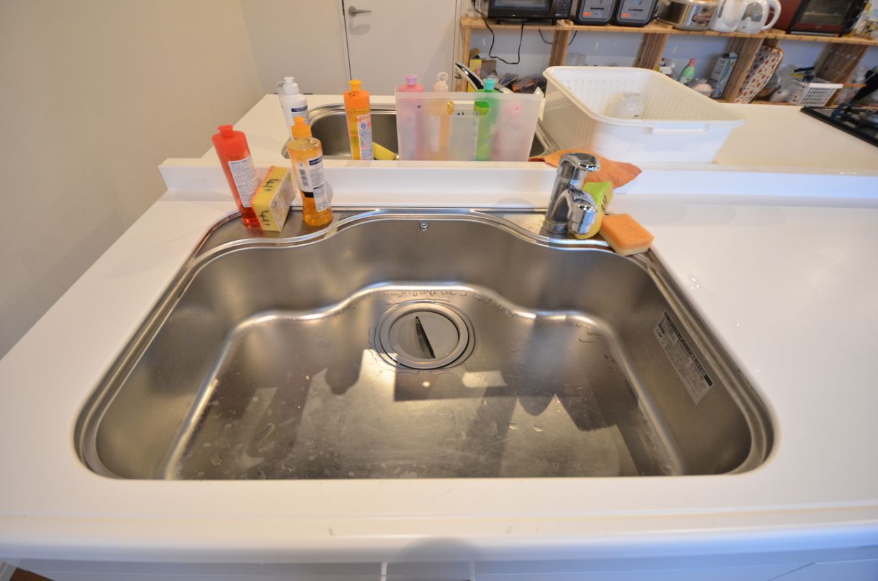シンクの様子。(2015-09-01,共用部,KITCHEN,2F)