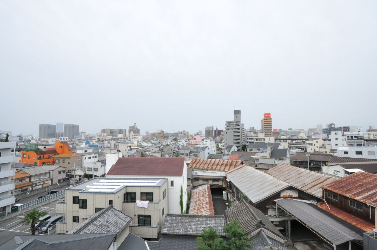 共用のベランダからの景色。(2012-07-13,共用部,OTHER,6F)