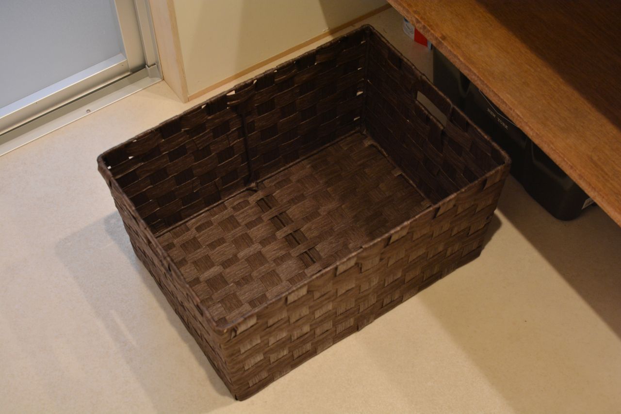 部屋ごとに使える収納カゴ。(2022-04-01,共用部,WASHSTAND,1F)