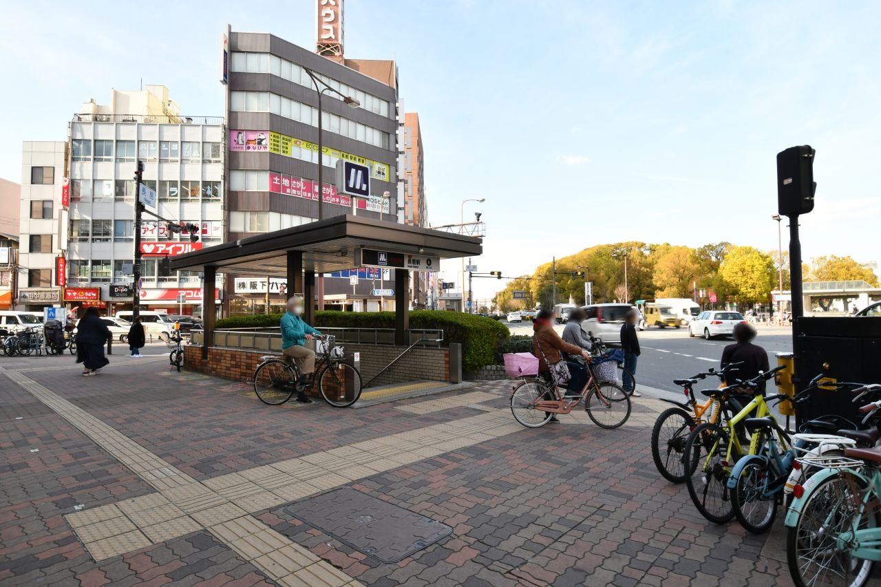 大阪メトロ御堂筋線・長居駅の様子。(2022-04-01,共用部,ENVIRONMENT,1F)