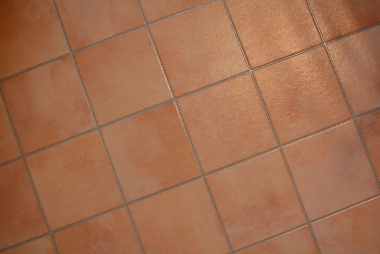 床はテラコッタタイル風のクッションフロアです。(2020-03-10,共用部,LIVINGROOM,1F)