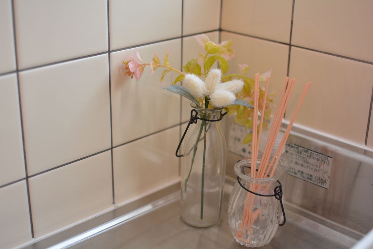 フェイクグリーンが飾られています。(2020-03-10,共用部,KITCHEN,1F)