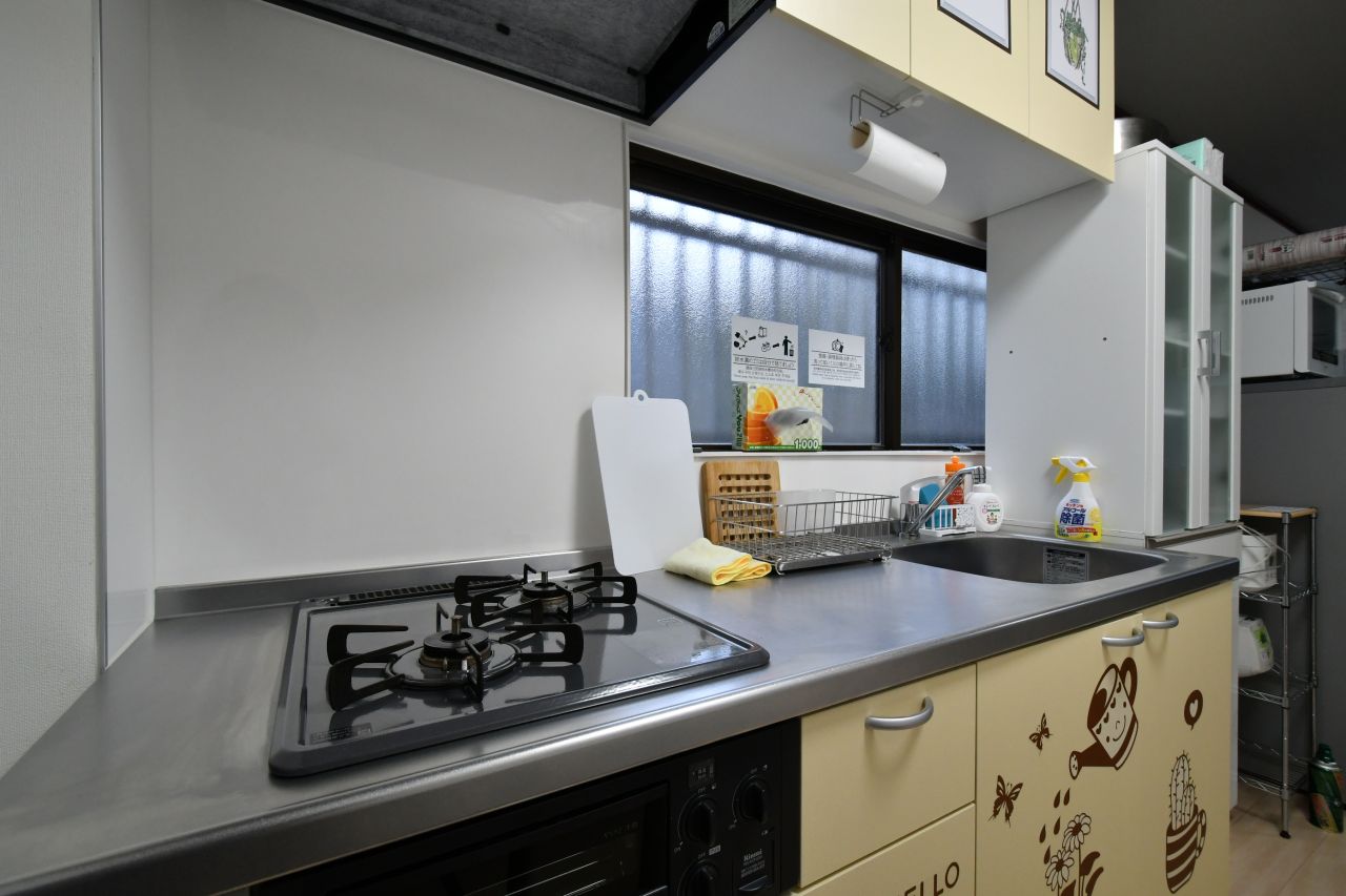 ガスコンロの様子。(2020-10-22,共用部,KITCHEN,1F)