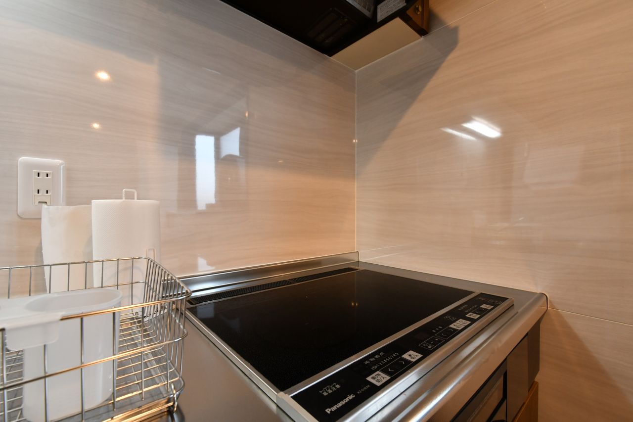 IHクッキングヒーターの様子。(2020-10-22,共用部,KITCHEN,4F)