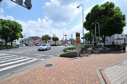 シェアハウス近くの交差点の様子。(2012-08-18,共用部,ENVIRONMENT,1F)
