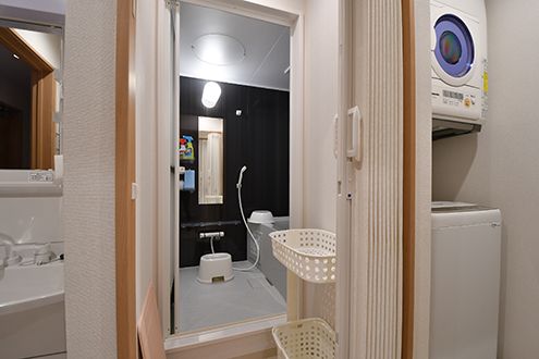 脱衣室の様子。(2016-11-14,共用部,BATH,2F)