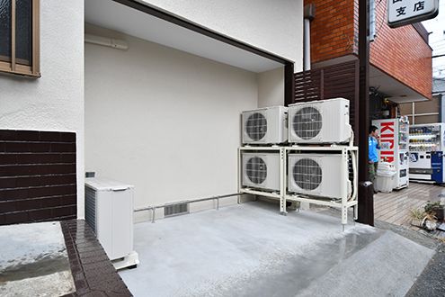 自転車置場の様子。(2016-11-14,共用部,GARAGE,1F)