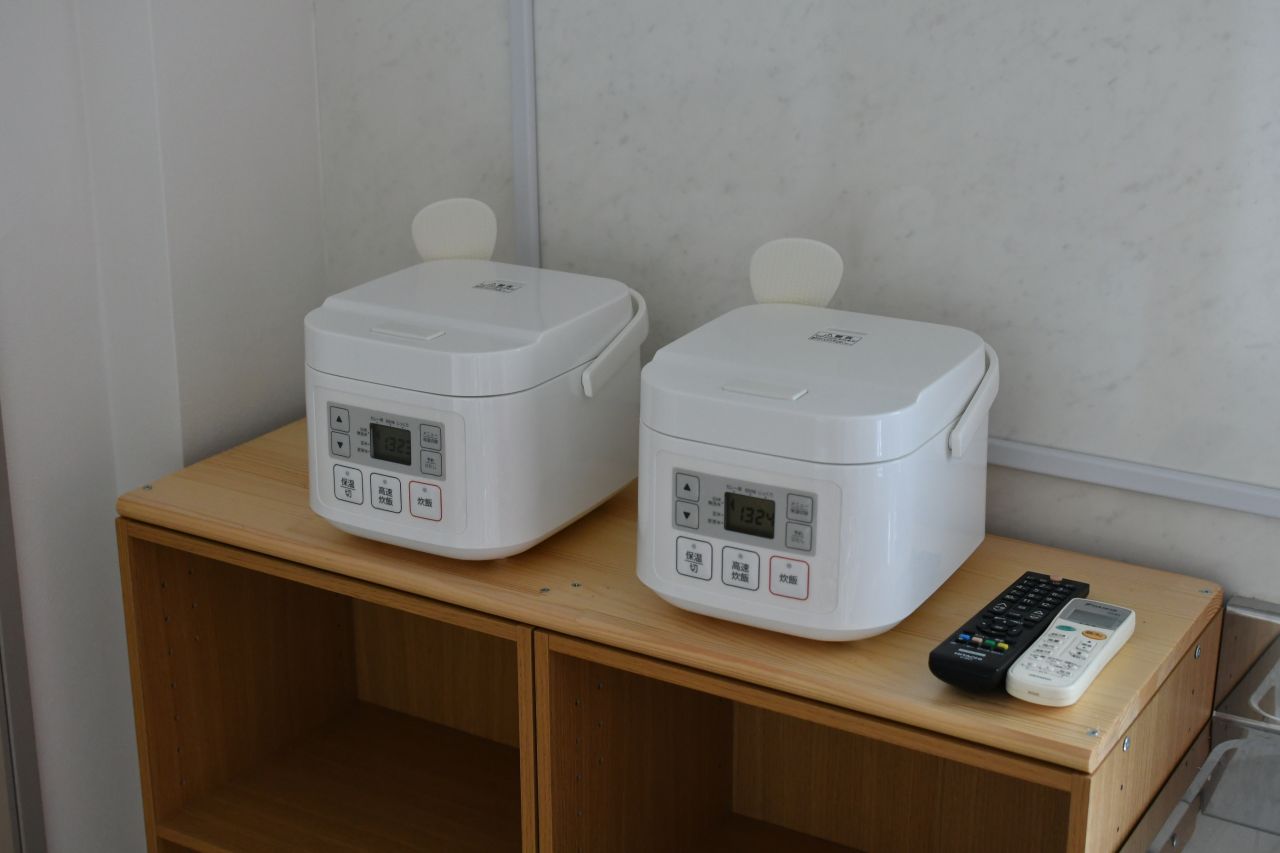 炊飯器の様子。(2020-12-17,共用部,KITCHEN,2F)