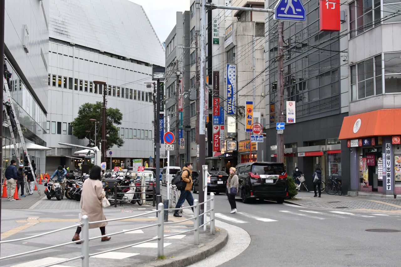 各線・京橋駅前の様子2。(2020-12-17,共用部,ENVIRONMENT,1F)
