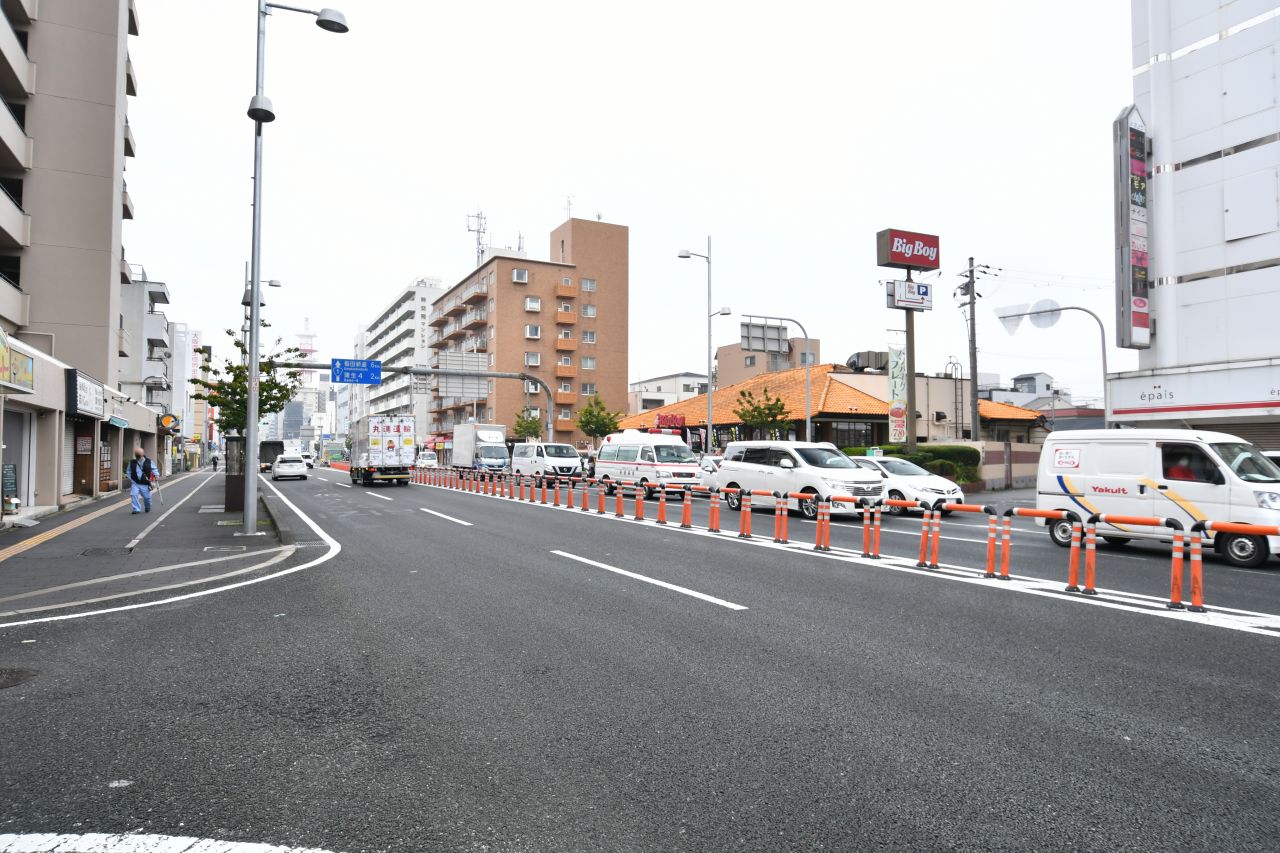 駅からシェアハウスへ向かう道の様子2。(2022-03-31,共用部,ENVIRONMENT,1F)