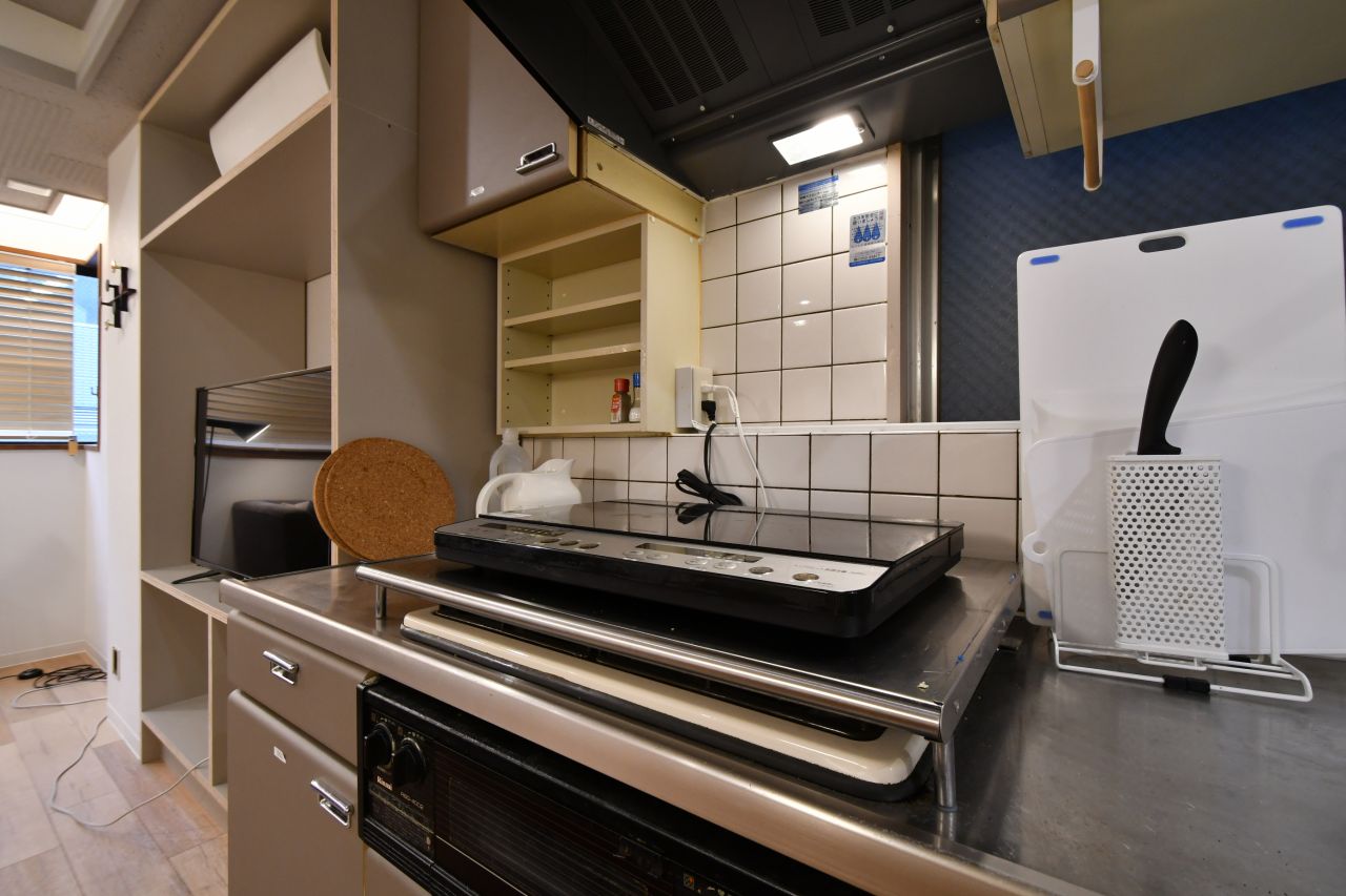 IHクッキングヒーターの様子。(2020-07-07,共用部,KITCHEN,3F)