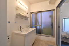 脱衣室に用意された洗面台。(2020-07-07,共用部,WASHSTAND,3F)