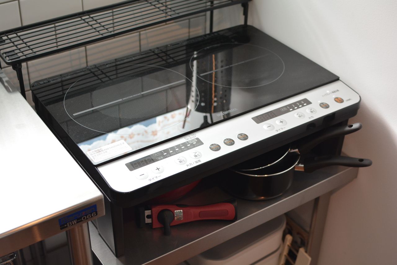 IHヒーターの様子。(2020-11-18,共用部,KITCHEN,2F)