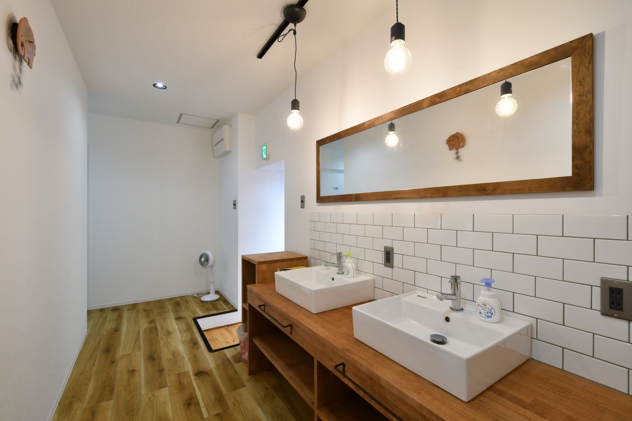 洗面台の様子。(2020-11-18,共用部,WASHSTAND,3F)