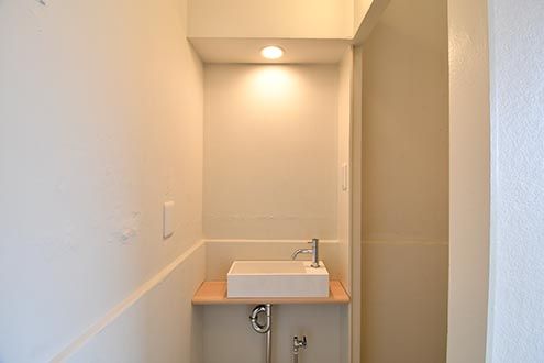 洗面台の様子。(2017-02-06,共用部,TOILET,4F)