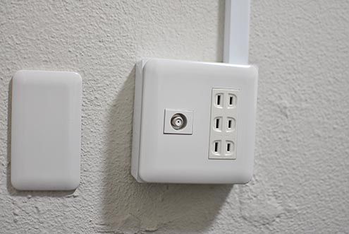 全室、TV端子が用意されています。（404号室）(2017-02-06,専有部,ROOM,4F)