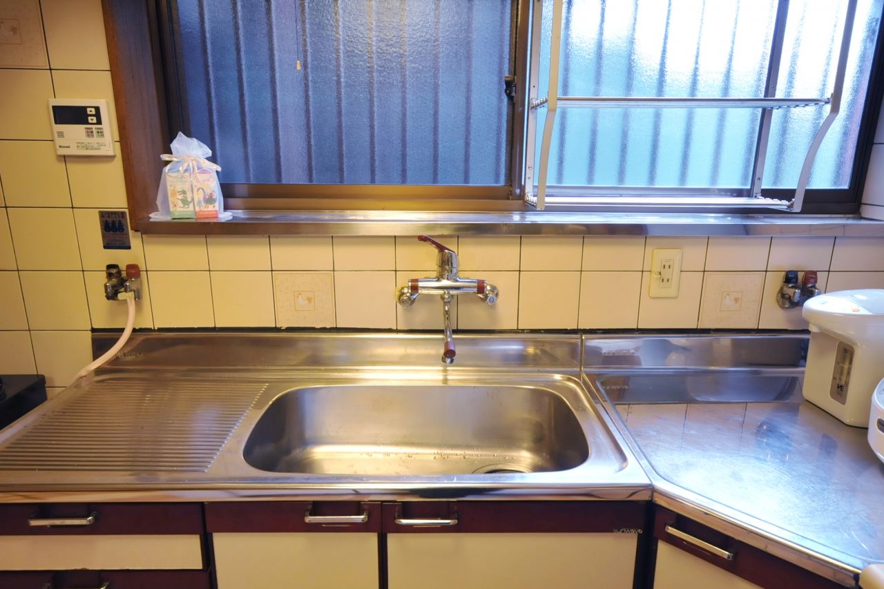 シンクの様子。(2012-03-24,共用部,KITCHEN,1F)