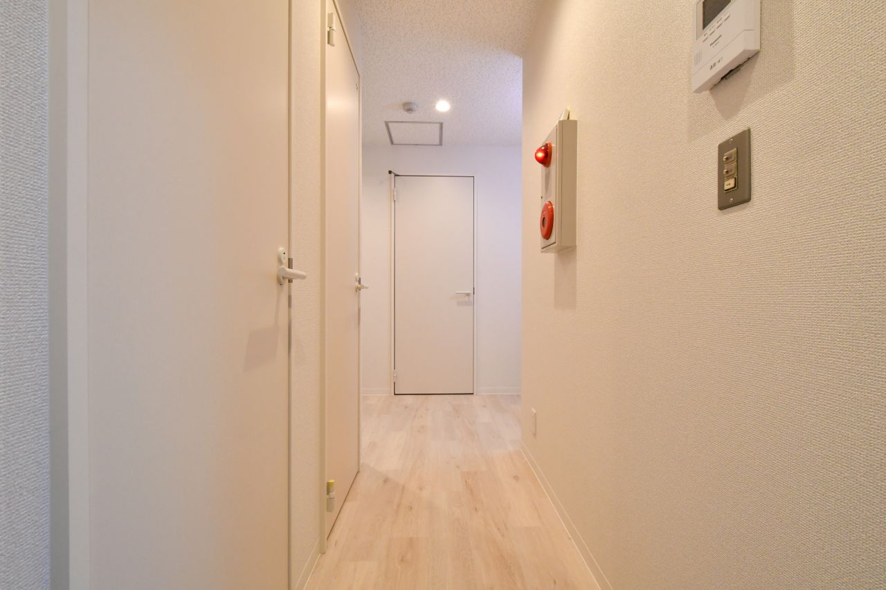 廊下の様子。突き当たりのドアがリビングです。(2022-11-23,共用部,OTHER,2F)