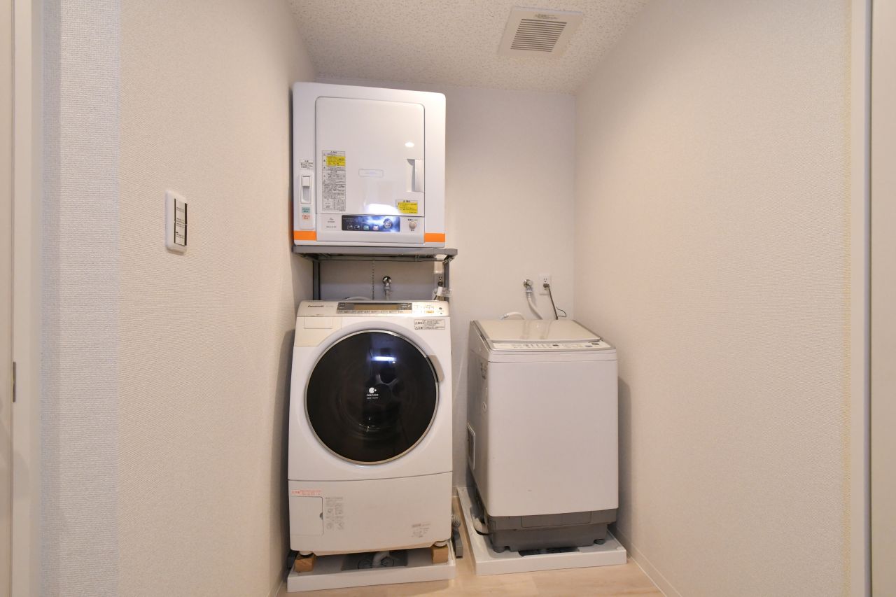 ランドリーの様子。(2022-11-23,共用部,LAUNDRY,2F)