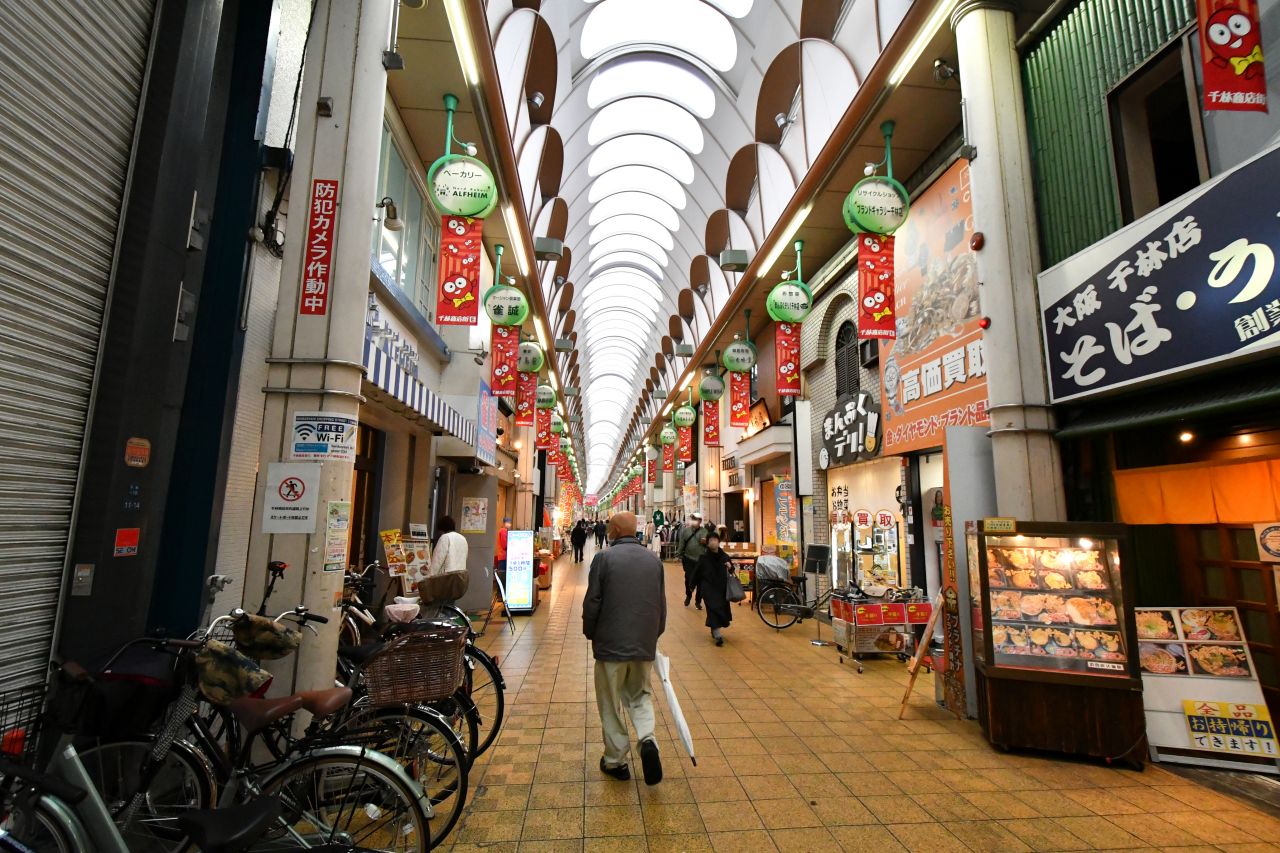 京阪本線・千林駅前の商店街。(2022-11-23,共用部,ENVIRONMENT,1F)